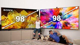 98 Giant TV Showdown - Sony vs TCL