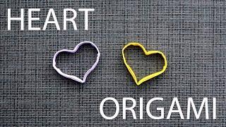 Nice Paper HEART  Origami for Valentines Day  Tutorial DIY by ColorMania