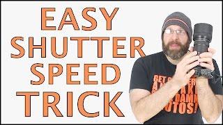 Dead Simple Method For Choosing Shutter Speed