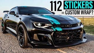 DIY Custom Vinyl Livery - How To on Camaro ZL1