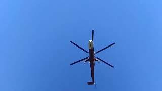 @CALFIRETV #slowmotion overhead  copter @ Lake Siskiyou #RainbowRidge #Fire June 26 2022