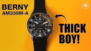 THICK BOY dive watch  Berny AM339M-A review