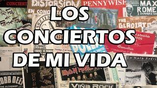 Los conciertos de mi vida. Colección de entradas Punk Reggae Hip Hop y más.