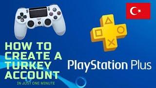 How to create a Turkey PlayStation Account  Turkey PSN Account