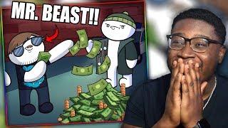 THEODD1SOUT WINS $100K  Fighting in Mr Beasts $100k Youtuber Battle Royale Reaction