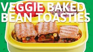 Vegetable Baked Beans Toast  Baked Beans Sandwich  Quick Snack Recipes  Mothers Day 2020