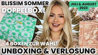 Blissim Sommer Doppelbox Juli & August 2023  Unboxing & Verlosung