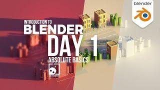 Blender Day 1 - Absolute Basics - Introduction Series for Beginners  compatible with 4.1