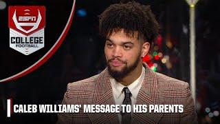 Caleb Williams thanks his parents & high school coach in Heisman speech  ESPN College Football