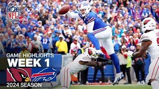 Arizona Cardinals vs Buffalo Bills  NFL 2024 Week 1 Game Highlights