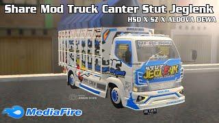 Share Mod Canter Stut Jeglenk by Aldova Dewa  Mod Bussid Terbaru  Mod Canter Stut Jeglenk