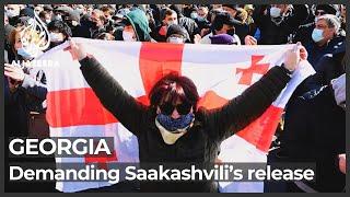 Tens of thousands in Georgia demand Saakashvili’s release