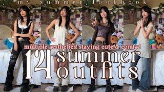 SUMMER LOOKBOOK  14 outfits to beat the heat multiple aesthetics cute & trendy styles