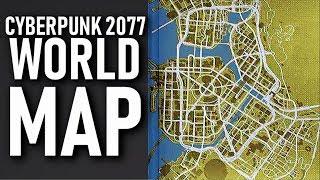 Cyberpunk 2077 World Map Revealed With Proof of Side by Side Gameplay Shown