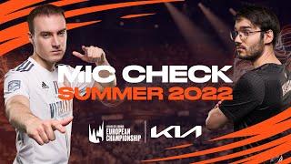 1v1 Shenanigans  Kia Mic Check  2022 LEC Summer Week 6