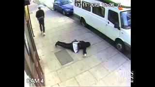 Watch London CCTV captures unprovoked attack on teen