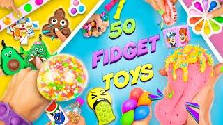 50 Diy Fidget toys  50 крутых Антистресс Игрушек своими руками