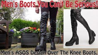 Mens ASOS Design Over The Knee Boots
