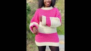 Crochet sweater #easycrochet #diy #fashion #crochetfashion