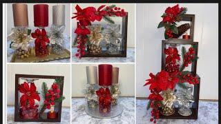 Hermosas Ideas Navideñas Centro de Mesa Para Navidad Christmas Decor ​⁠@mayradiymore307