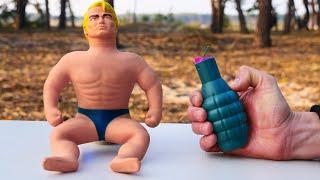 Will It Survive? Stretch Armstrong flies into space 