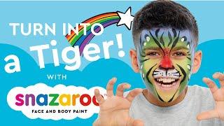 Turn Into A Tiger  Quick and Easy Facepaint Tutorial