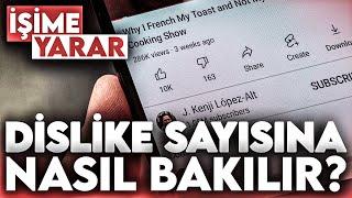 YOUTUBE VİDEOLARININ DİSLİKE SAYISINI GÖSTEREN UZANTI DİSLİKE BUTONUNU GÖRME  İŞİME YARAR