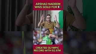 ARSHAD NADEEM WINS GOLD MEDAL. BIGGEST THROW OF OLYMPIC HISTORY  