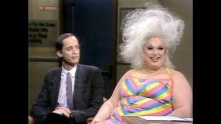 John Waters & Divine on Letterman Part 1 of 3 1982