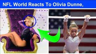 NFL World Reacts To Olivia Dunne Antonio Brown Video 2022