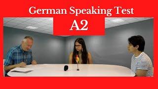 German Speaking Test Goethe A2 Mündliche Prüfung Goethe A2 2024