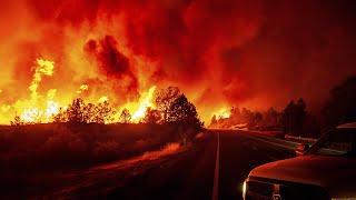 Park Fire burning in Northern California 7th largest wildfire in states history CAL FIRE says