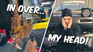 Was the rust on our Mazda Mx5 NA too far gone?  First time welding…