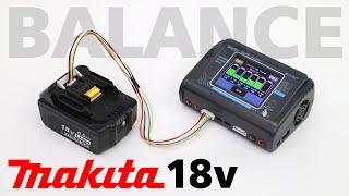 Аккумулятор Makita 18v со встроенным балансным разъемом.