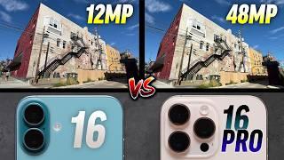 iPhone 16 vs 16 Pro Camera Test - SHOCKING Differences