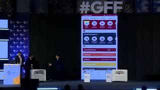 Mr. Vaidyanathan speaking at GFF 2024 on IDFC Tech First Bank Premium Banking Universal Access