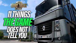 ETS2 - 11 Things that the game does not tell you