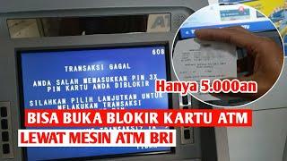 Cara Buka Blokiran Kartu Atm Bri Tanpa Ke Bank