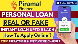 Piramal Finance Personal Loan  Instant Loan App  How To Apply  Instant Personal Loan 
