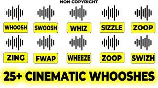 25+ FREE CINEMATIC WHOOSHES Sound Effects No Copyright  WHOOSHES SOUND EFFECT  FREE SOUND EFFECT