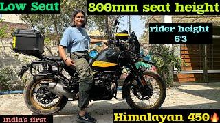 Low Seat modification on Himalayan 450  Ab Full Confidence aaraha hai