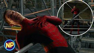 Spider-Man No Way Home  Peter Cracks Peters Back  The 3 Spideys Bond Tobey Maguire Scene