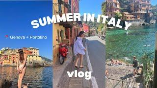 Summer In Italy Vlog  Genoa + Portofino