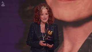 BONNIE RAITT Wins Song Of The Year For “JUST LIKE THAT”  2023 GRAMMYs Acceptance Speech