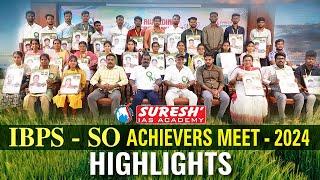 IBPS-SO  Achievers Meet-2024  Highlights  Suresh IAS Academy