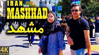 Mashhad City Iran  Imam Reza Avenue  Walking Tour 4K