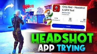 Is Headshot App Working In Free Fire ?  Trying Auto Headshot App In Free Fire