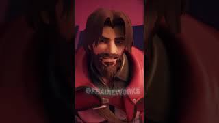 McCrees Honest Reaction  #animation #overwatch #overwatch2funny #cassidy #memes #sfm  #overwatch2