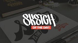 SKETCH OF THE DAY  GRAFFITI TUTORIAL SHARPIE X 123KLAN - STYLE IS THE MESSAGE
