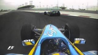 F1 Classic Onboard Bahrain Grand Prix 2004 Alonso v Webber